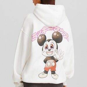 Bershka Disney Mickey Mouse sweatshirt hoodie/ XS/ New with tag